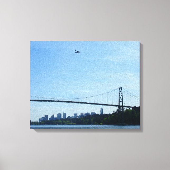 Vancouver Art Impressão Lions Gate Canvas Cityscap (Frente)