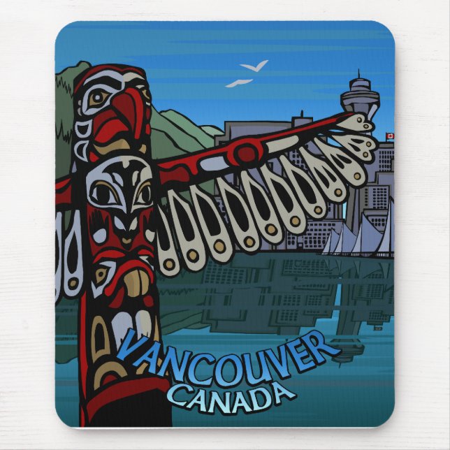 Vancouver Canada Souvenir Mouse Pad (Frente)