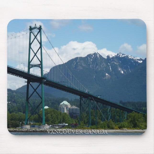 Vancouver Canada Souvenir Mouse Pad Vancouver Gift (Frente)