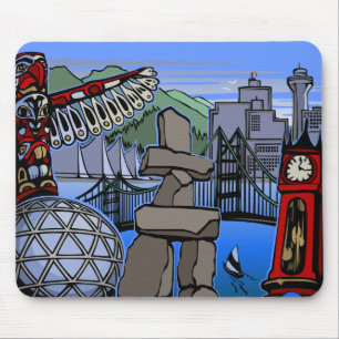 Vancouver Canada Souvenir Mousepad Vancouver Gifes