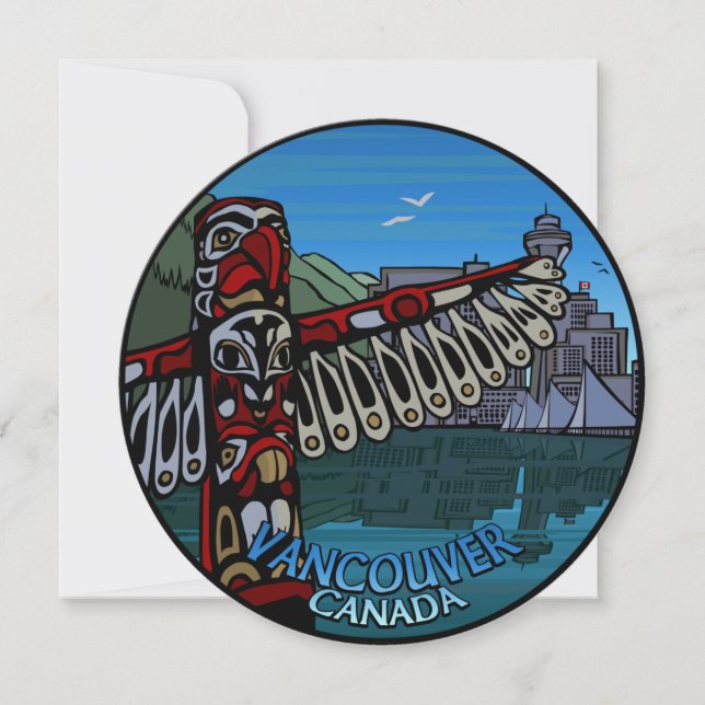 Vancouver Convites RSVP de Vancouver Personalizado (Frente)