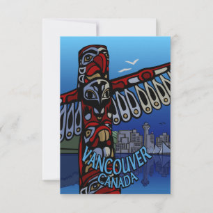 Vancouver Convites RSVP de Vancouver Personalizado