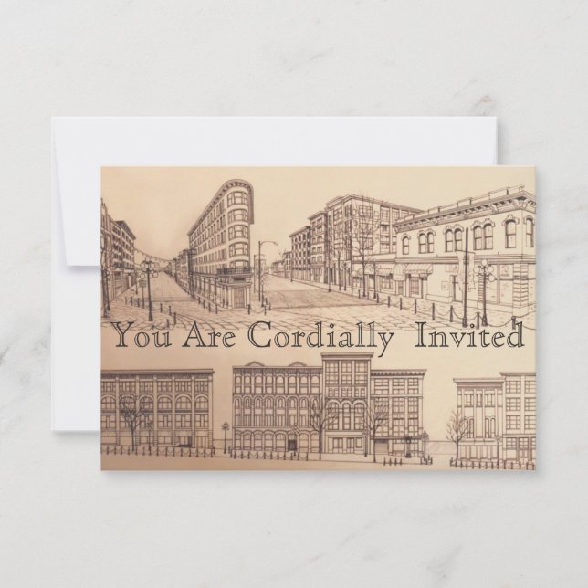 Vancouver Convites RSVP de Vancouver Personalizado (Frente)