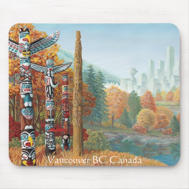 Vancouver Mousepad Souvenir Vancouver Canadá prese (Frente)