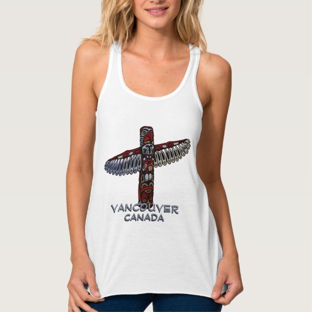 Vancouver Souvenir Camisa Tanque Haida (Frente)