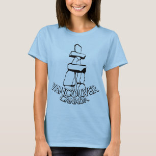 Vancouver Souvenir Camiseta Orgânica Canadá