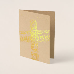 Vancouver Souvenir cartões de saudação prata perso