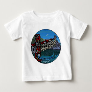 Vancouver Souvenir Leve Longa Camisa Canadá Bebê