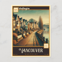 Vancouver, Washington| Cartão postal Vintage