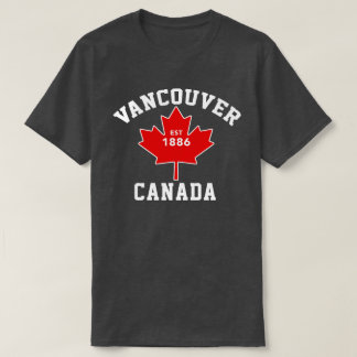 Vancôver Canadá Est. Camisa patriótica de 1886 T