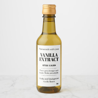 Vanilla Extract Moderno Etiqueta VAF1TR
