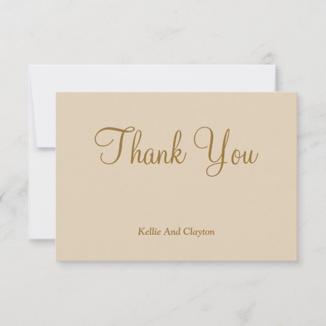 Vanilla Obrigado Cartões (Frente)