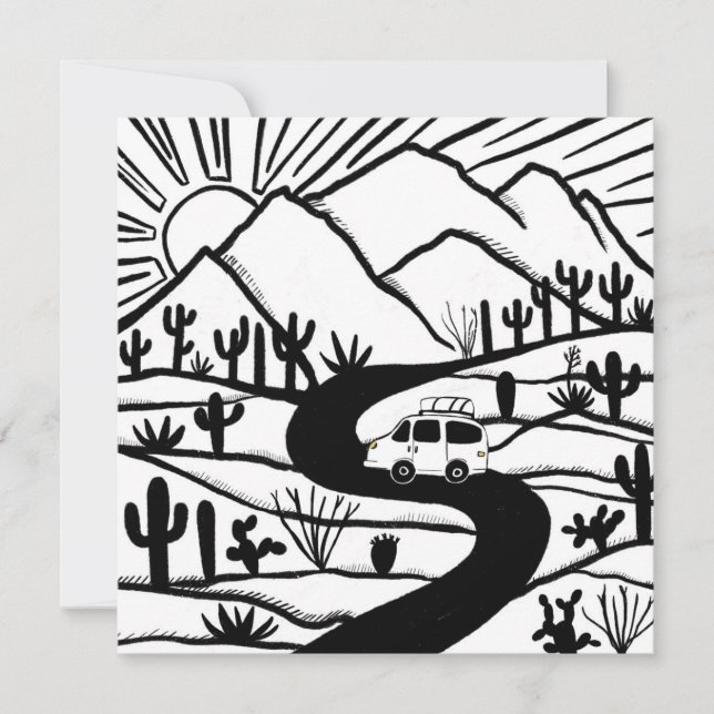 Vanlife Desert Mountain Explora Aventura (Frente)