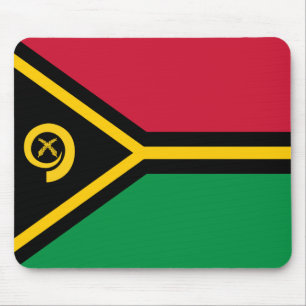 Vanuatu Flag Mousepad