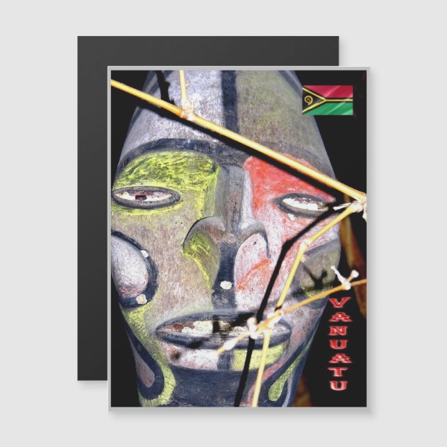 Vanuatu - Máscara - (Frente/Verso)