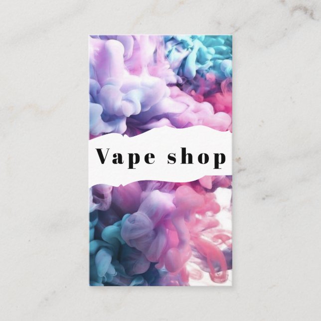 Vape Compra Cigarro Cartão de visita (Frente)