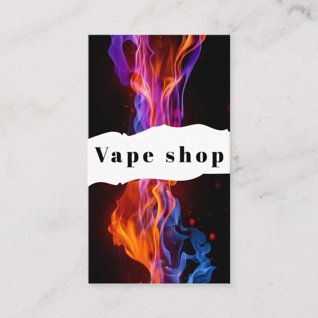 Vape Compra Cigarro Cartão de visita (Frente)