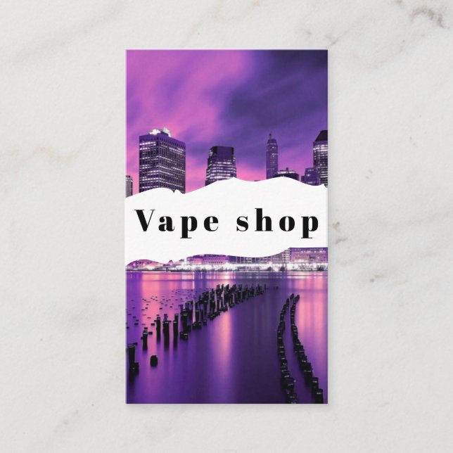 Vape Compra Cigarro Cartão de visita (Frente)
