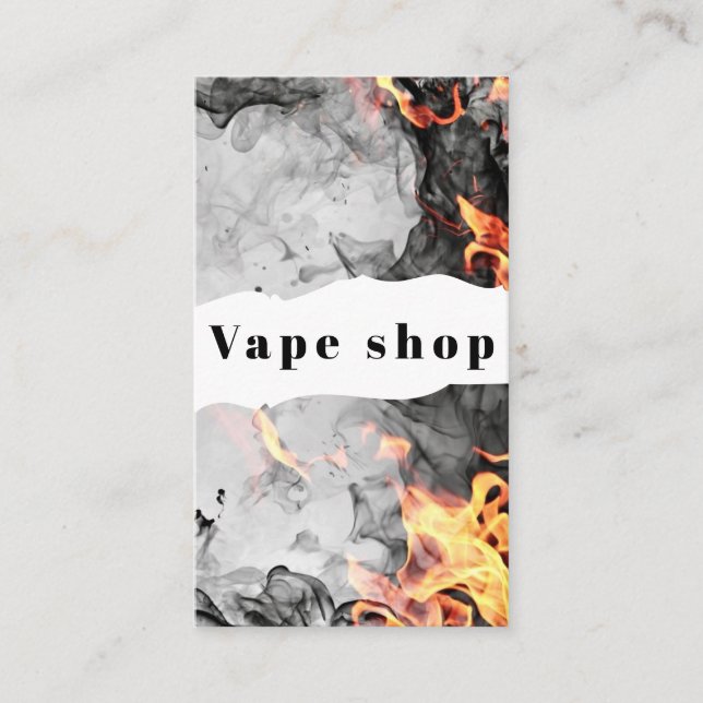 Vape Compra Cigarro Cartão de visita (Frente)