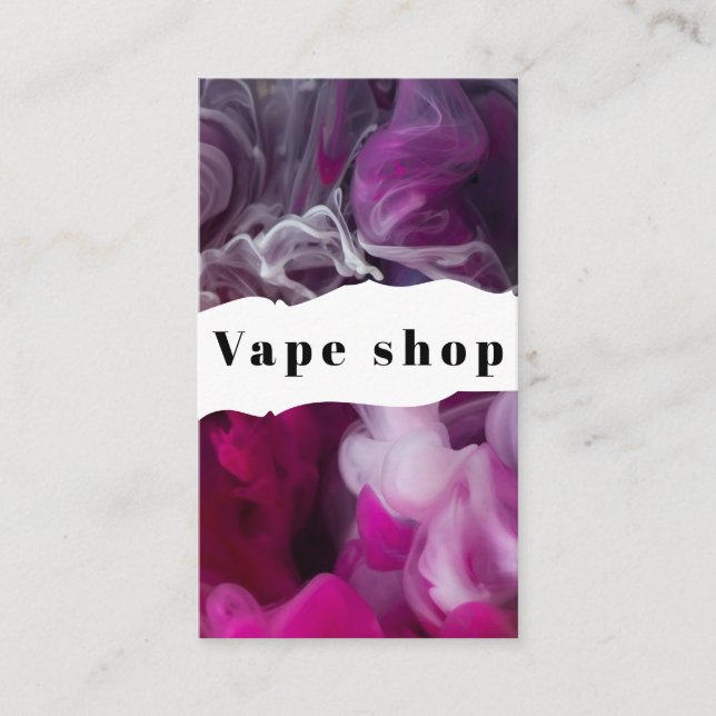 Vape Compra Cigarro Cartão de visita (Frente)