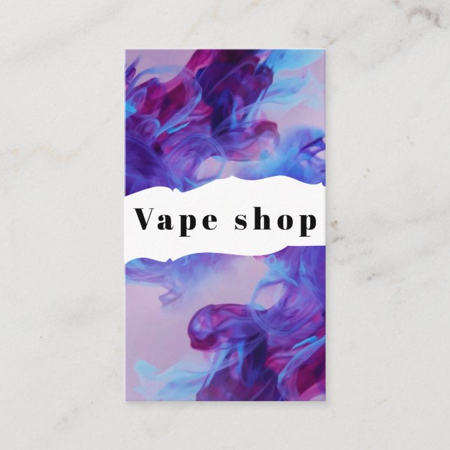 Vape Compra Cigarro Cartão de visita (Frente)