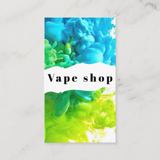 Vape Compra Cigarro Cartão de visita (Frente)