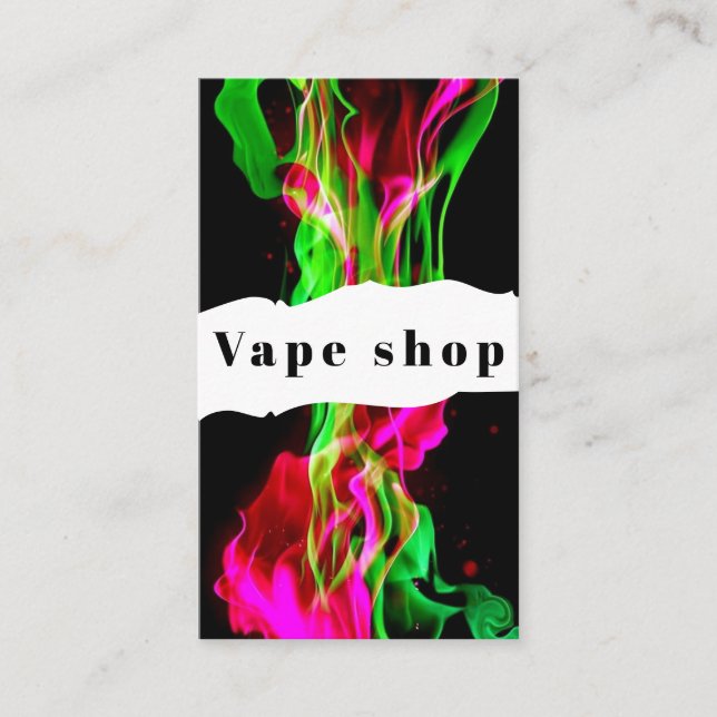 Vape Compra Cigarro Cartão de visita (Frente)