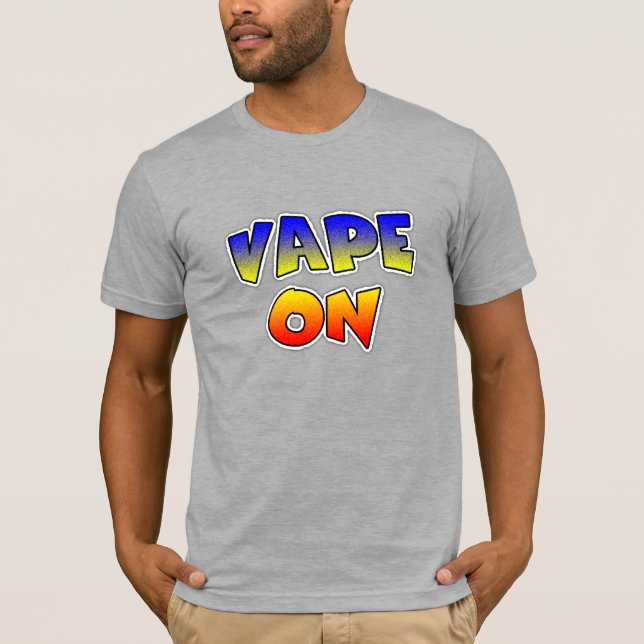 Vape Em T-Shirt Pró-Vaping (Frente)