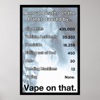Vape nessa Poster de informação