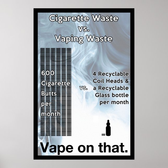 Vape nessa Poster de informação (Frente)