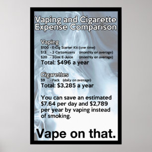 Vape nessa Poster de informação