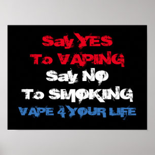 Vape no poster de alta qualidade