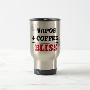Vapor + Café = caneca de viagem da felicidade