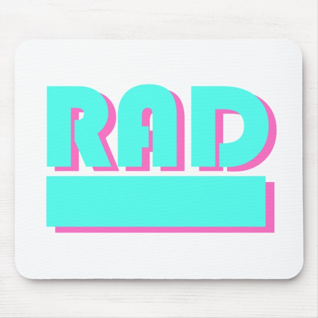 Vaporwave Mousepad - Rad Vaporwave Mousepad (Frente)