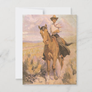 Vaqueira Antiga, Mulher a Cavalo por Dunton
