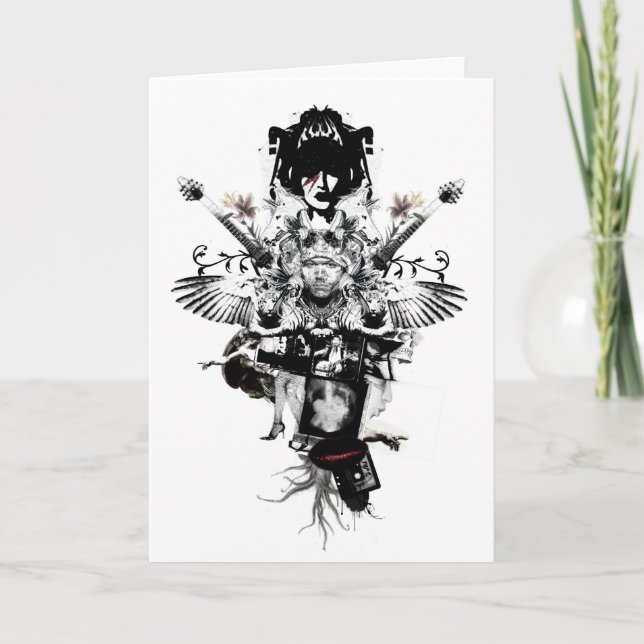 Vaqueiro urbano - rockstar - cartão (Frente)