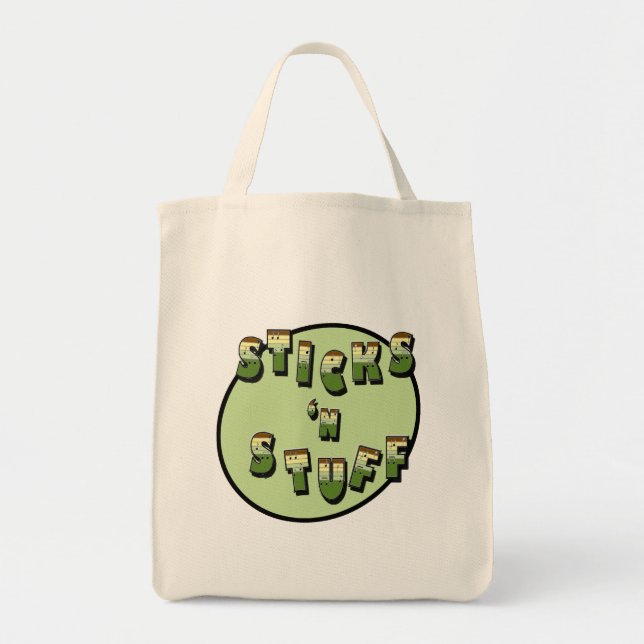 Varas e bolsa do material (Frente)