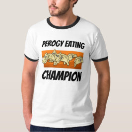Varenyky Perogy que come a camisa do campeão T