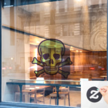 Vareta de proteção da janela GG do crânio Verde