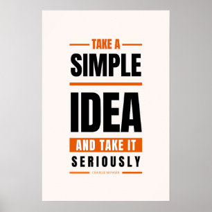 Variação de Poster de Cotação Charlie Munger