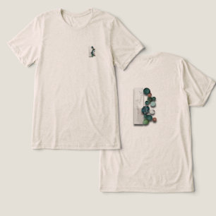 variações objet_5 na camiseta topázio