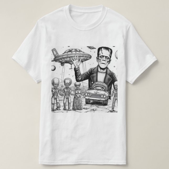 Variante Frankenstein T-Shirt (Frente do Design)