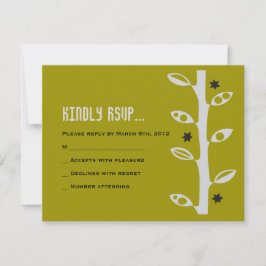 VÁRIAS VINHAS Bar Bat Mitzvah Responde RSVP Card