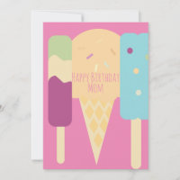 Variedade de Granulado de Sorvete de Verão de Aniv