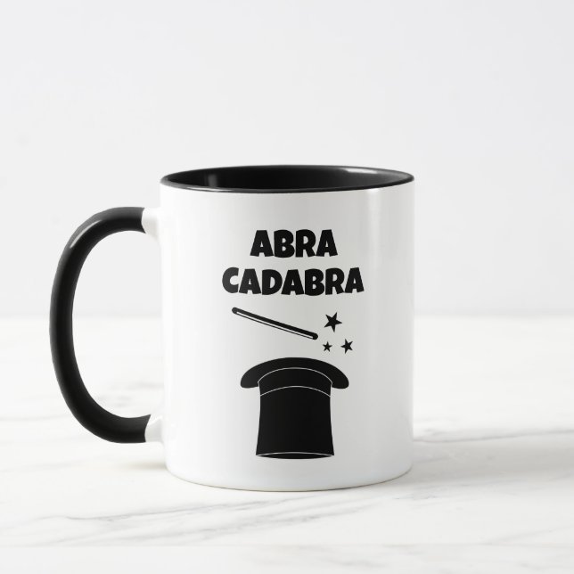 Varinha mágica e chapéu caneca de café personaliza (Esquerda)
