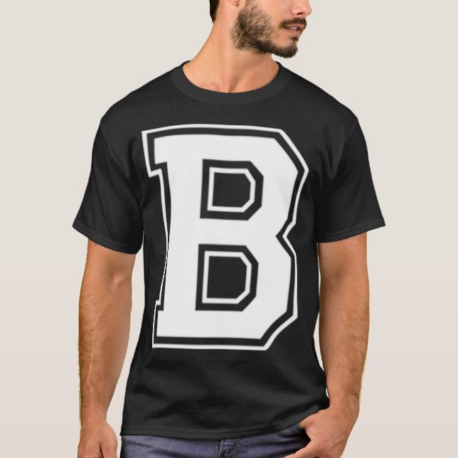 Varsity Sweater with B logo Pullover  (Frente)