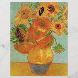 Vase "Ainda viva" com doze girassóis por Van Gogh