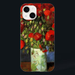 Vase com Poppies Vermelhos | Vincent Van Gogh<br><div class="desc">Vase com Poppies Vermelhos pelo artista holandês Vincent Van Gogh. A pintura de arte original é um óleo na canvas que representa uma vida estática de flores vermelhas brilhantes. Use as ferramentas de design para adicionar texto personalizado ou personalizar a imagem.</div>