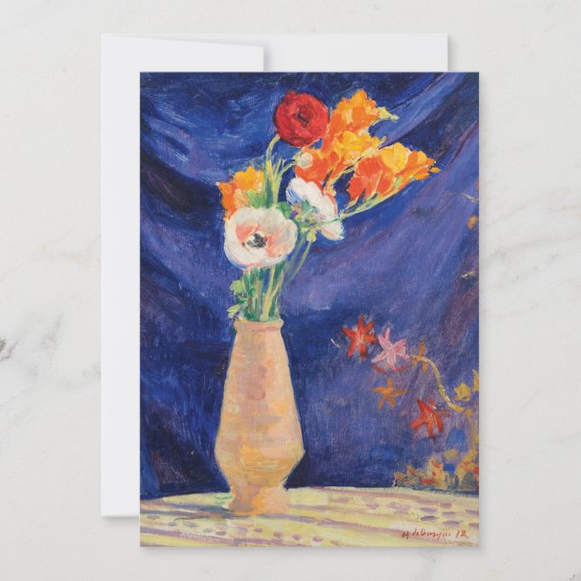 Vase d’Anémones | Henri Lebasque (Frente)