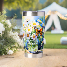 Vase de Daisies Bonito Floral